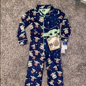 Star Wars Baby Yoda Starry Boys Coat Pajamas